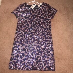 NWT Gap Girls sequence multicolor dress